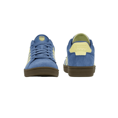 K - Swiss Court Tiebreak II SDE Men's Blue Horizon/Wax Yellow/Dark Gum 09492 - 466 - M 3