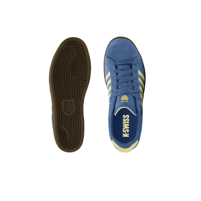 K - Swiss Court Tiebreak II SDE Men's Blue Horizon/Wax Yellow/Dark Gum 09492 - 466 - M 4
