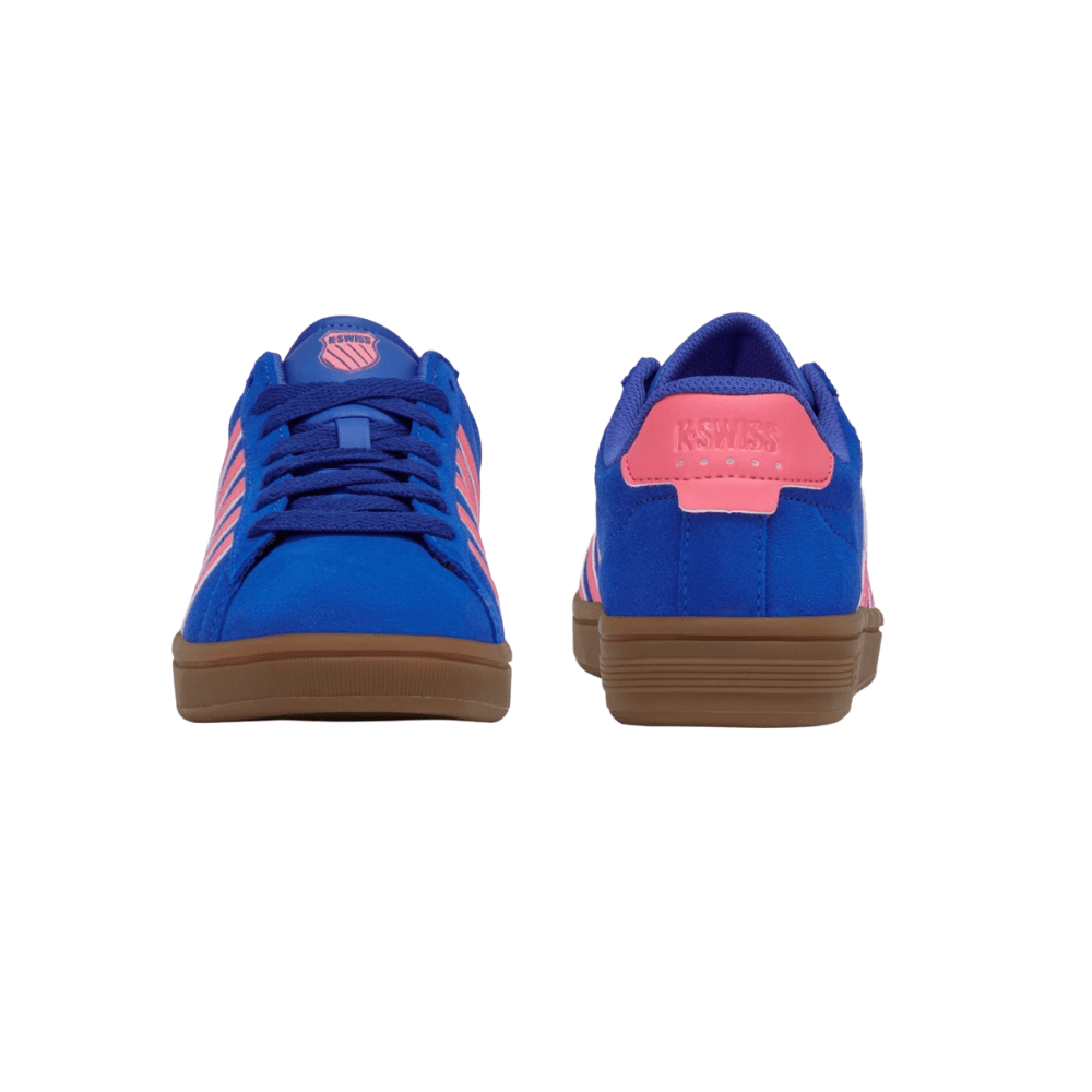 K - Swiss Court Tiebreak II SDE Women’s Dazzling Blue/Pink Lemonade/Gum 99492 - 480 - M 3