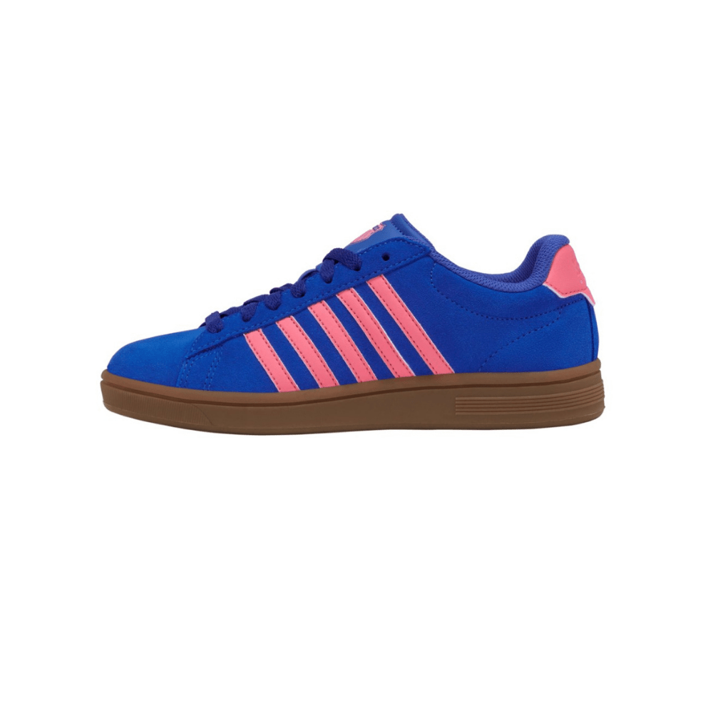 K - Swiss Court Tiebreak II SDE Women’s Dazzling Blue/Pink Lemonade/Gum 99492 - 480 - M 5