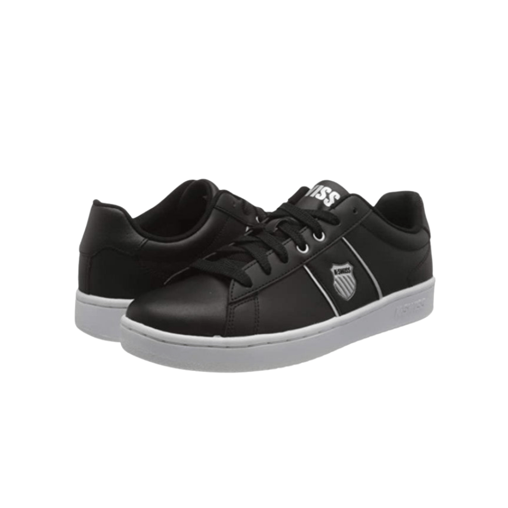 K - Swiss Men's Classic Court Vittora Tennis Shoes - Black Silver 06963019 6