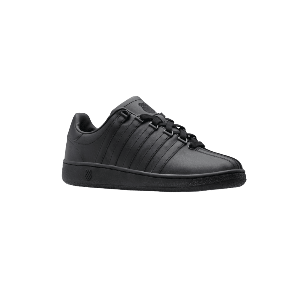 K-Swiss Men’s Classic VN Extra Wide Leather Sneakers – Black/Black 2