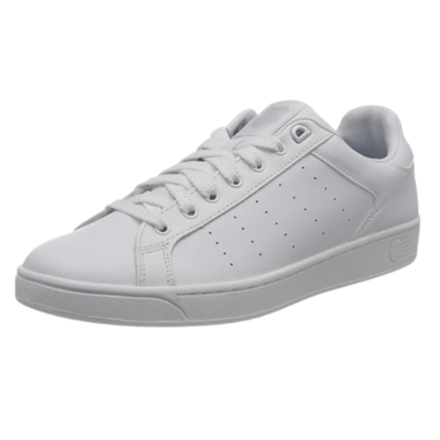 K - Swiss Men's Clean court CMF Tennis shoes - White/Full Gray 2