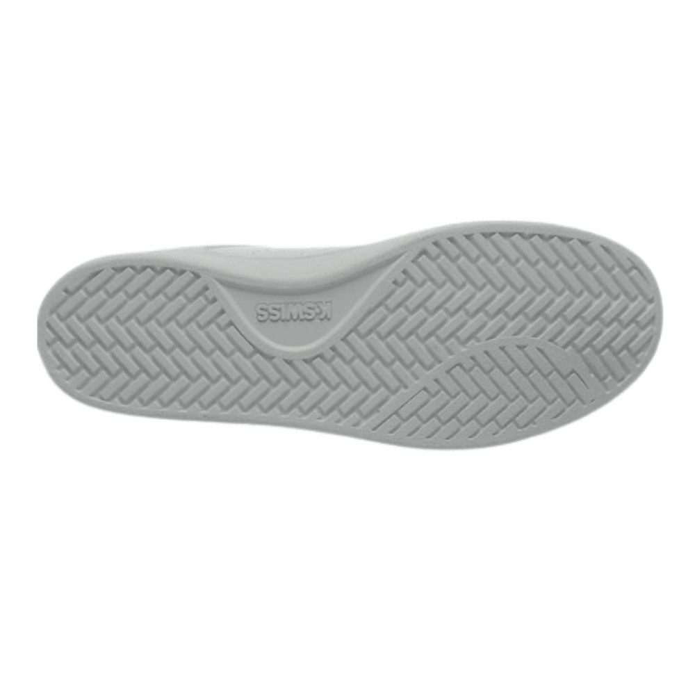 K - Swiss Men's Clean court CMF Tennis shoes - White/Full Gray 4