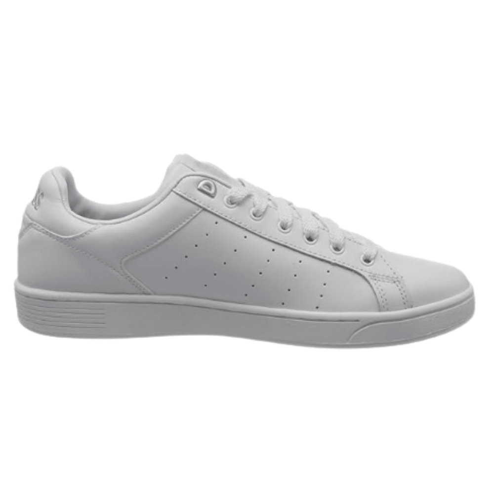 K - Swiss Men's Clean court CMF Tennis shoes - White/Full Gray 1