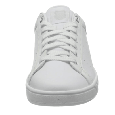K - Swiss Men's Clean court CMF Tennis shoes - White/Full Gray 7