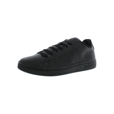 K-Swiss Men’s Court Casper Low Sneakers – Black / Black / Black 6
