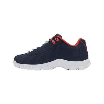 K - Swiss Men's ST 329 CMF Leather Sneaker Navaca/MSRed/WT 4