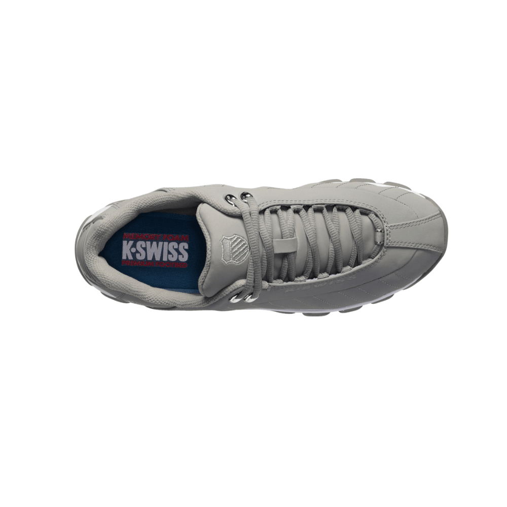 K - Swiss Men's ST 329 CMF Leather Sneaker Neutral/Gray/Silver 2