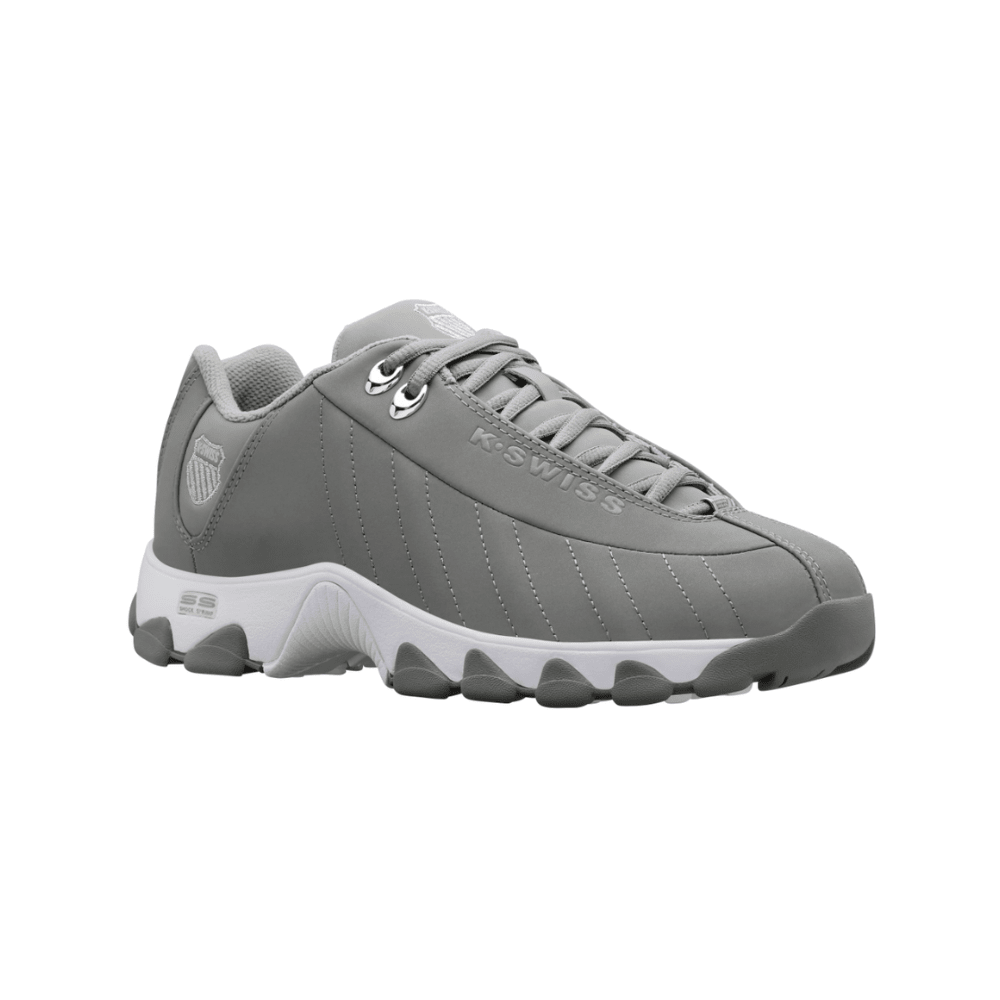 K - Swiss Men's ST 329 CMF Leather Sneaker Neutral/Gray/Silver 7