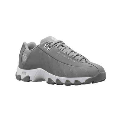 K - Swiss Men's ST 329 CMF Leather Sneaker Neutral/Gray/Silver 7