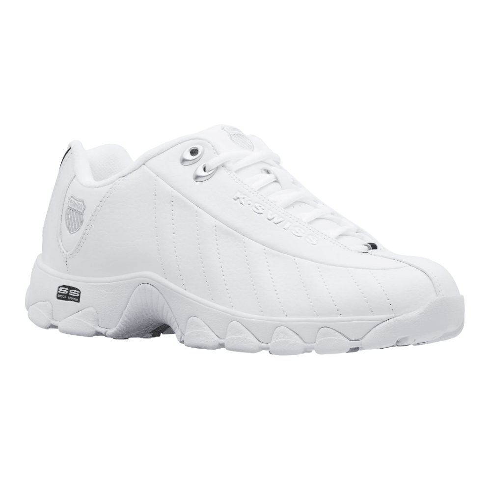 K - Swiss Men's ST329 CMF 03426 - 129 - M WHITE/BLACK/SILVER Sneaker 2
