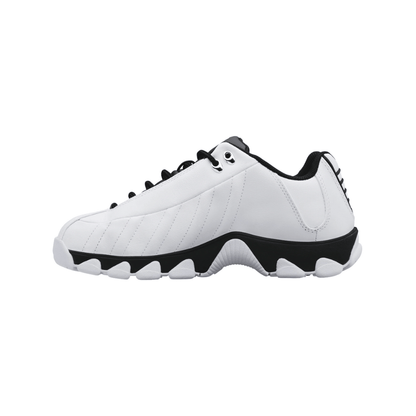 K - Swiss Men's ST329 CMF Leather Tennis Sneaker White/Black 3