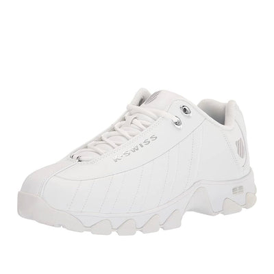 K-Swiss Men's ST329 CMF White/Silver/Silver 03426-157 Sneaker 4