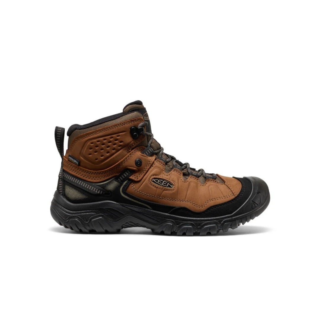 Keen Men's Targhee IV Waterproof Hiking Boot Bison / Black 1