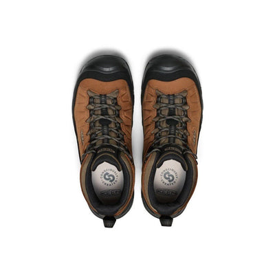 Keen Men's Targhee IV Waterproof Hiking Boot Bison / Black 3