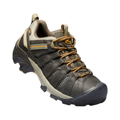 Keen Men's Voyageur All Terrain performance Hiking Shoes - Black Olive / Inca Gold 2
