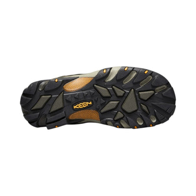 Keen Men's Voyageur All Terrain performance Hiking Shoes - Black Olive / Inca Gold 5