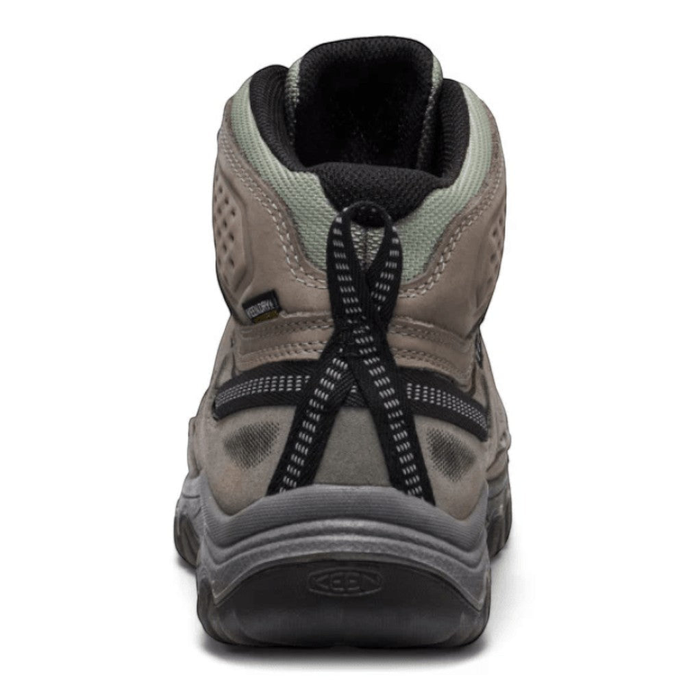 Keen Women's Targhee IV Waterproof Hiking Boot Steel Grey/Lily Pad 5