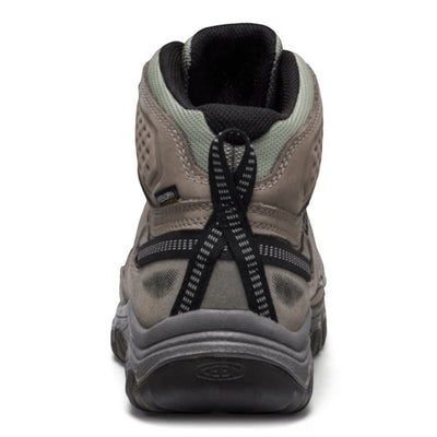 Keen Women's Targhee IV Waterproof Hiking Boot Steel Grey/Lily Pad 5