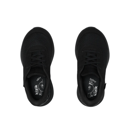 Kizik Kid's Athens 2 Hand's Free Unisex Lightweight Sneaker - Blackout 3