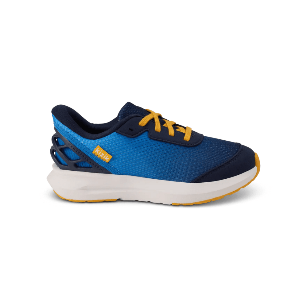 Kizik Kids Athens 2 Hand's Free Unisex Sneaker - Super Sonic/Naval Academy 1