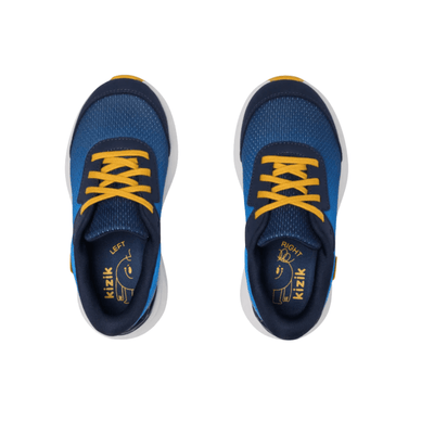 Kizik Kids Athens 2 Hand's Free Unisex Sneaker - Super Sonic/Naval Academy 6