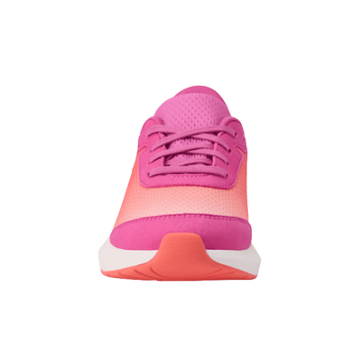 Kizik Kid's Athens 2 Hand's Free Girls Sneaker Fiery Coral/Rose Violet 4