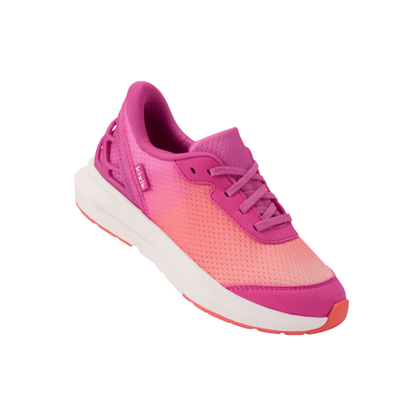 KIzik Kid's Athens 2 Hand's Free Girls Sneaker Fiery Coral/Rose Violet - Kid's ShoesKizik