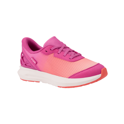 KIzik Kid's Athens 2 Hand's Free Girls Sneaker Fiery Coral/Rose Violet - Kid's ShoesKizik