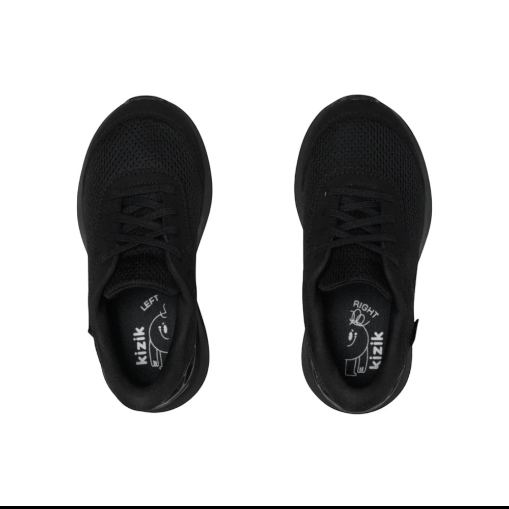 Kizik Kid's Athens 2 Hand's Free Unisex Lightweight Sneaker - Blackout 2