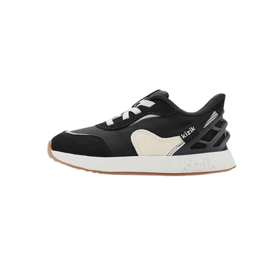Kizik Kids' Orlando Hands-Free Athletic Sneakers - Black/White 4