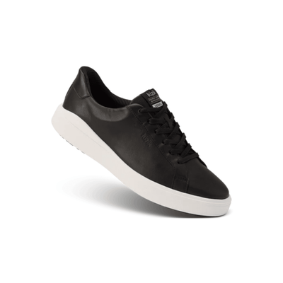 Kizik Men's Vegas 2 – Hands - Free Leather Sneakers - Black White 4