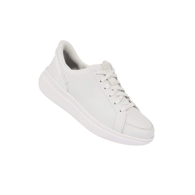 Kizik Sydney Women's Hands - Free Lightweight Leather Sneaker - White 6