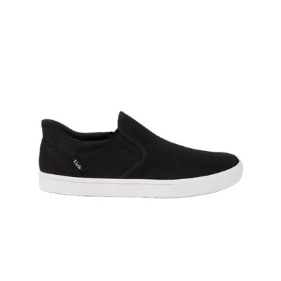 Kizik Venice Black Canvas Hands - Free Unisex Sneakers | Slip - On Shoes 1