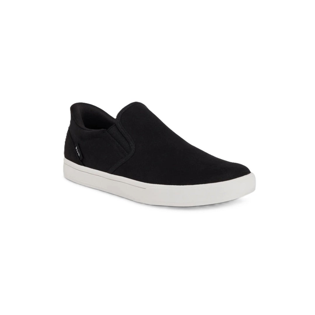 Kizik Venice Black Canvas Hands - Free Unisex Sneakers | Slip - On Shoes 3