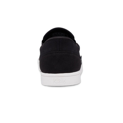 Kizik Venice Black Canvas Hands - Free Unisex Sneakers | Slip - On Shoes 5