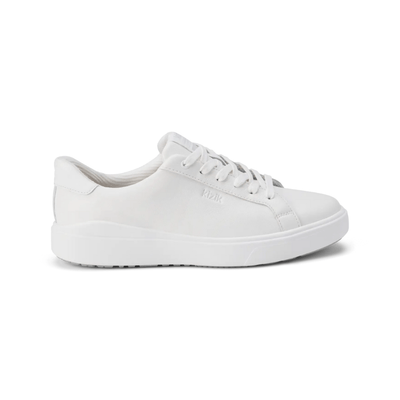 Kizik Women’s Vegas 2 – Hands - Free Leather Sneakers - Bright White 1