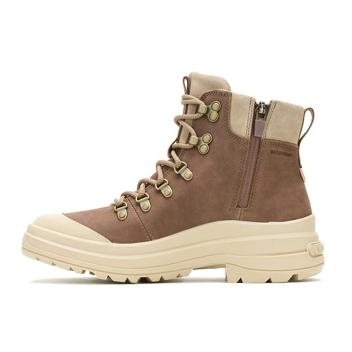 Merrell Women's Harper Lace Zip Waterproof Khaki 3