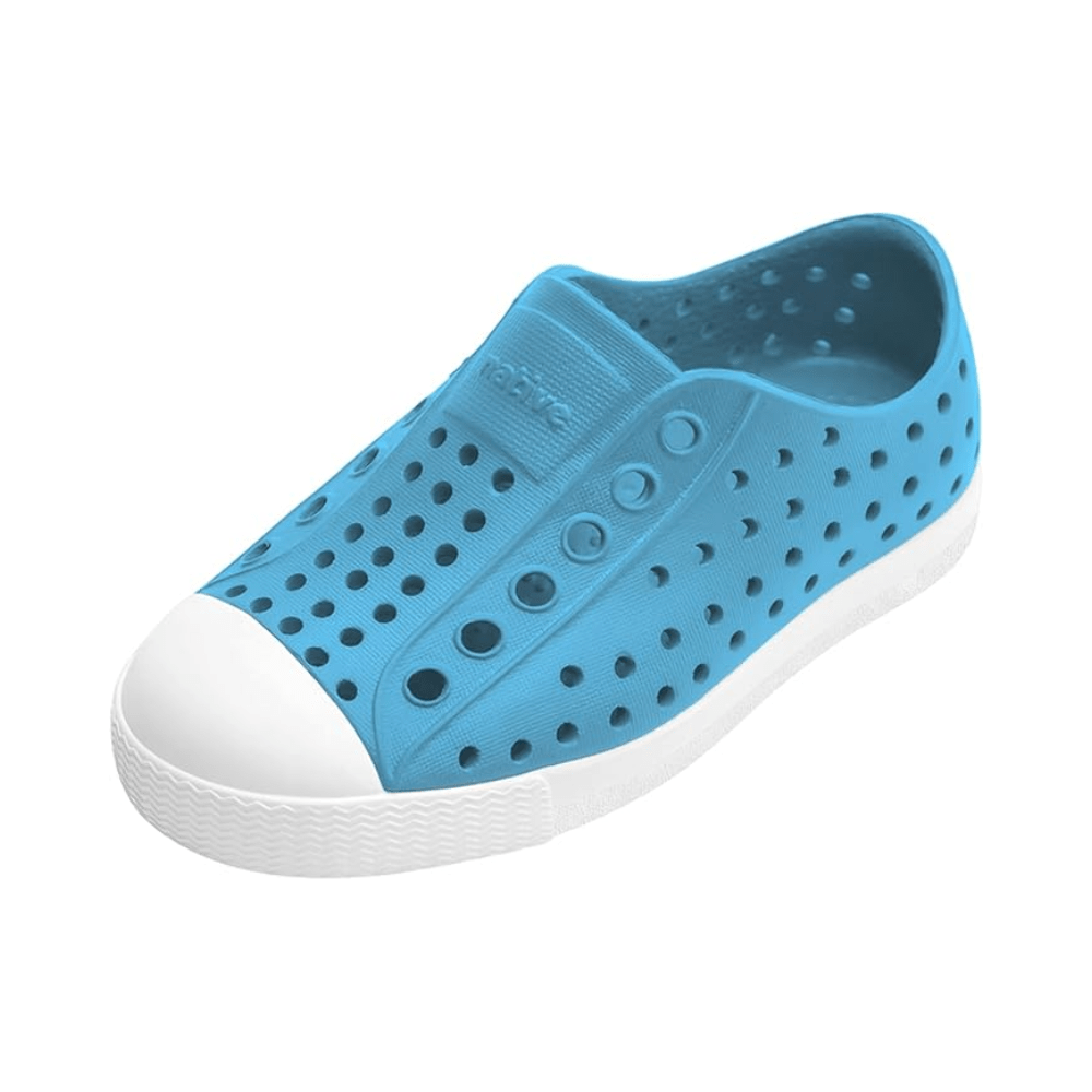 Native Shoes Jefferson Child - Aquarius Blue/ Shell White 2