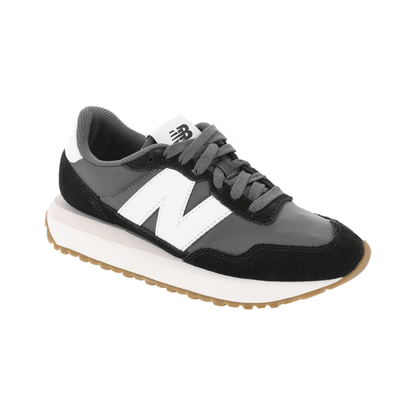 New Balance Unisex 327 Lightweight Running Shoe Black/Magnet/Sea Salt 4
