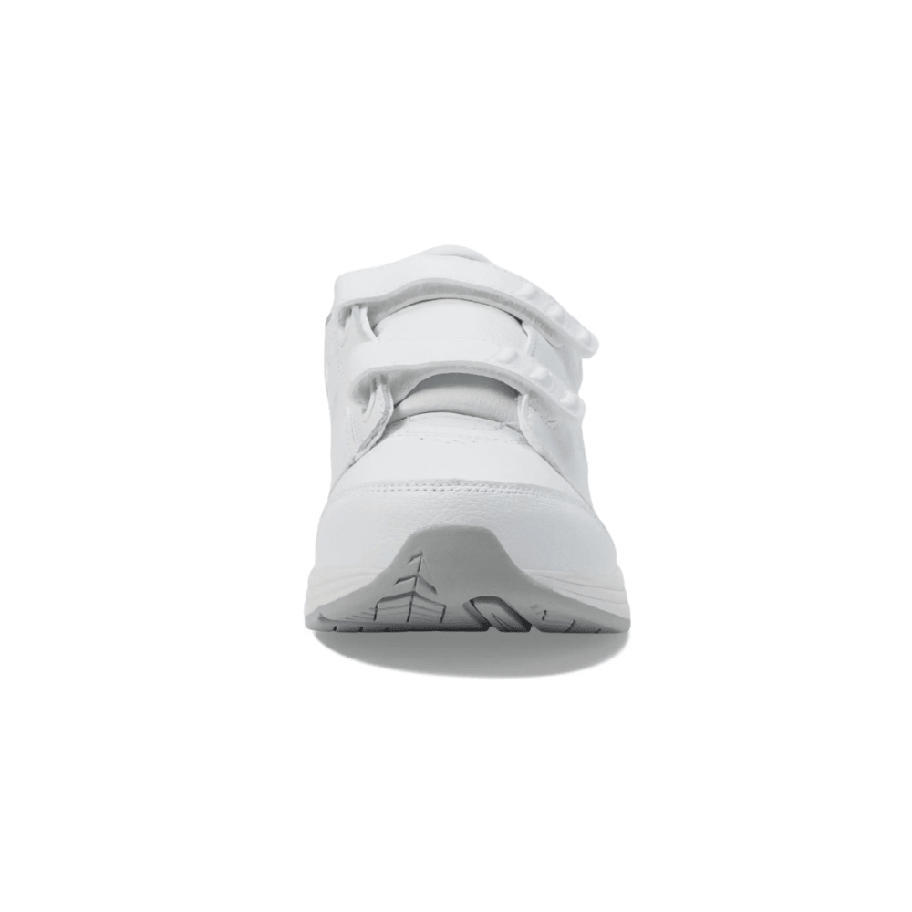New Balance Women's 928v3 Hook and Loop Leather Walking Shoes - White/White 3