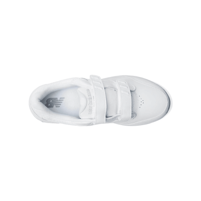 New Balance Women's 928v3 Hook and Loop Leather Walking Shoes - White/White 2