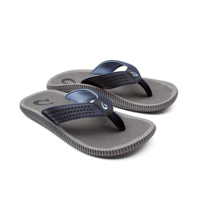 Olukai Men's Ulele Water-Ready Beach Sandals Blue Depth / Charcoal 2