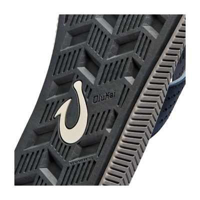 Olukai Men's Ulele Water-Ready Beach Sandals Blue Depth / Charcoal 6