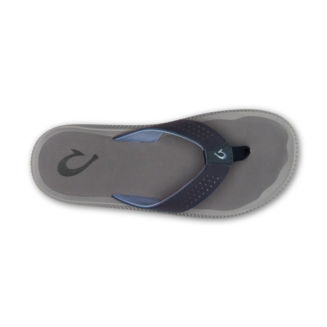 Olukai Men's Ulele Water-Ready Beach Sandals Blue Depth / Charcoal 3