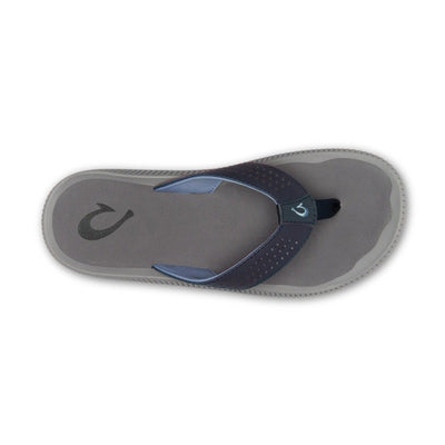 Olukai Men's Ulele Water-Ready Beach Sandals Blue Depth / Charcoal 3