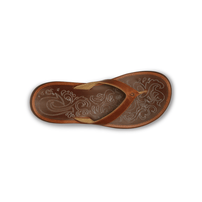 Olukai Paniolo Women’s Premium Leather Sandals - Natural 2