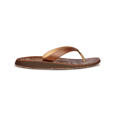 Olukai Paniolo Women’s Premium Leather Sandals - Natural 1