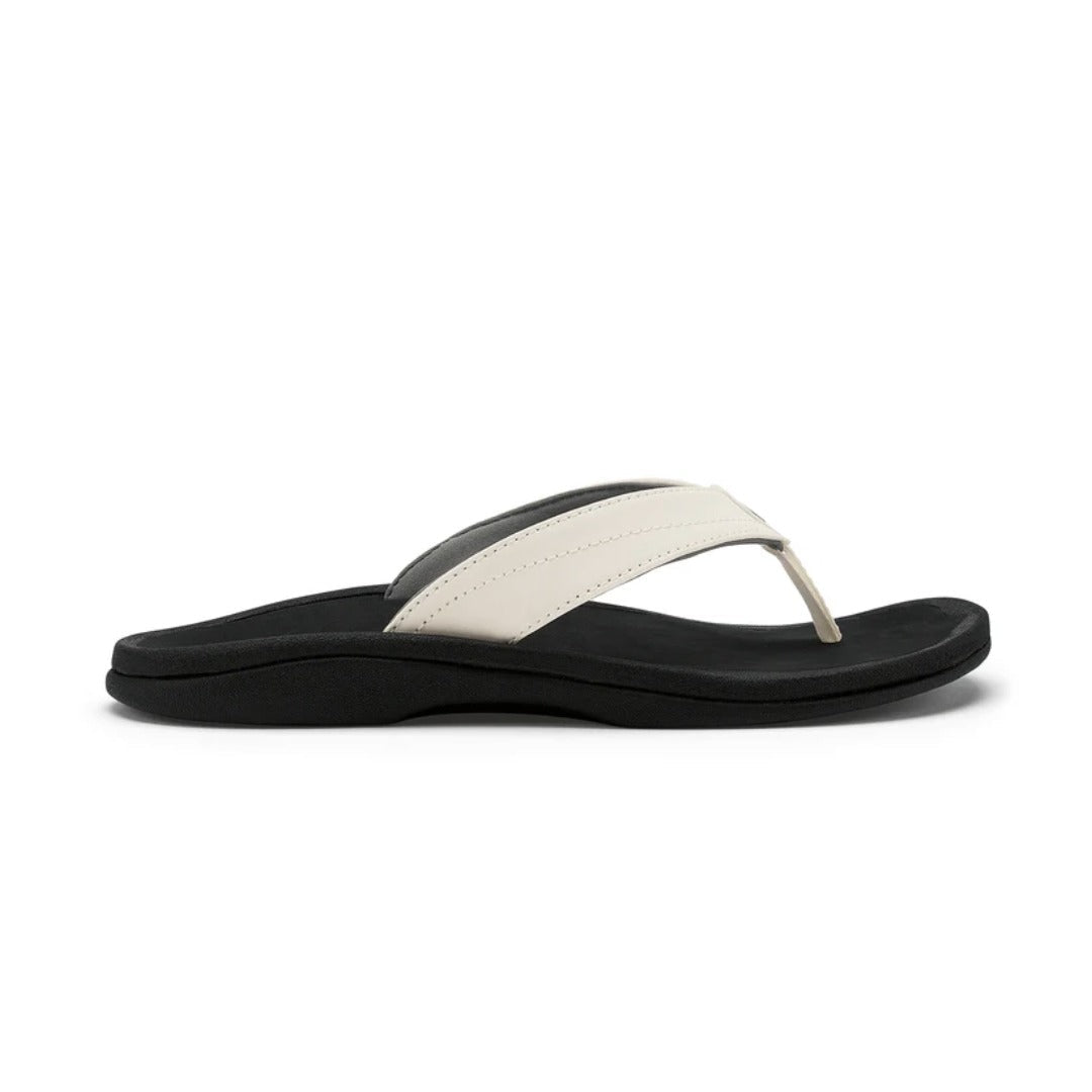 Olukai Women's Ohana Water-Friendly Sandals Bright White / Black 1